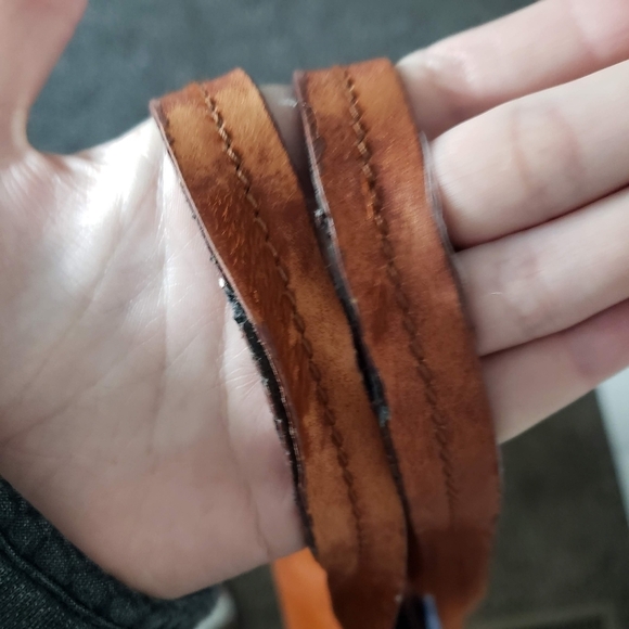 Derek Lam 10 Crosby Rust Orange Leather Calf Hair Tote Shoulder Bag Designer - Picture 4 of 12